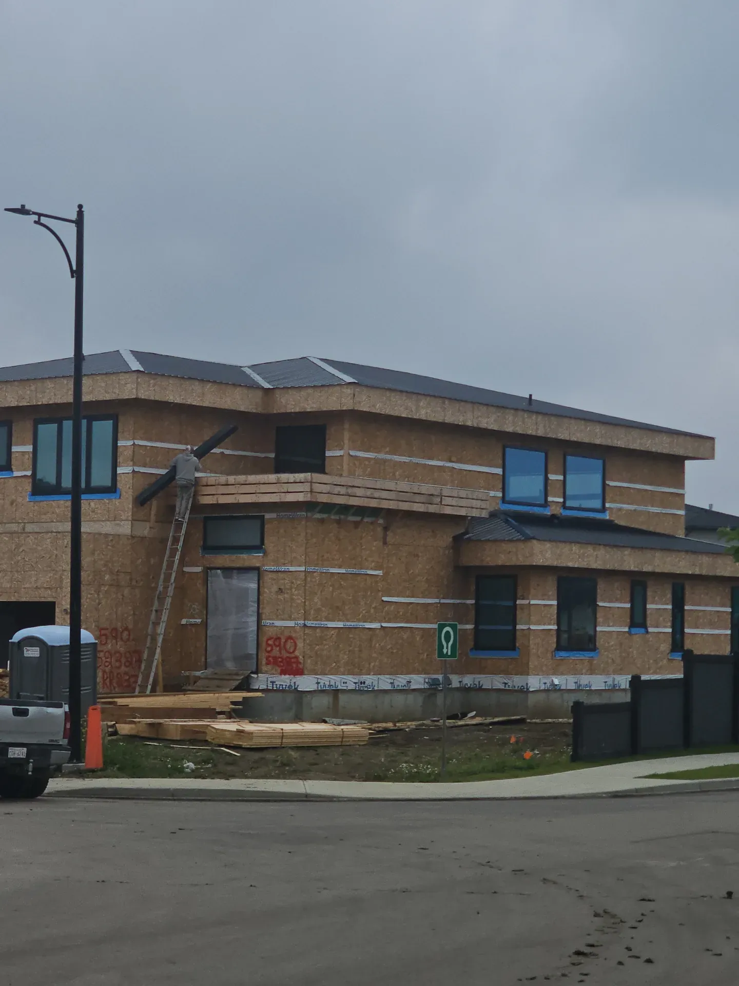 Eavestrough installation by Royal Roofing Edmonton